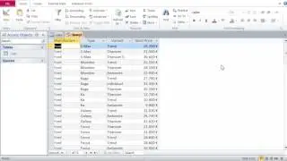 Tuto Access: Databases with Microsoft Access 6 –Queries, Insert Fields, Sort Data