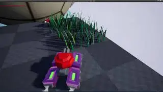 Unreal Engine 4 Tank Camera test 8 grass change