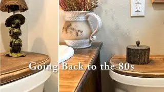 How To Make Your Toilet Look Pretty | TOILET TOPPER TUTORIAL