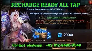 READY ALL TAP RECHARGE LEGACY OF DISCORD!! DISCOUNT 10K ONE TAP