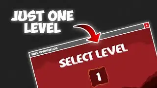 I Made A Game With Only ONE LEVEL!