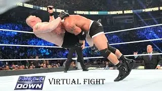 Goldberg vs Brock Lesnar Virtual Fight (Sphere Match)
