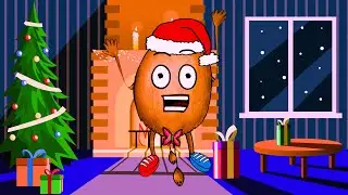 🥥 Wishes Merry Christmas 🎄🎅  Merry Coconuts to You!  Coconut Hen 🥥🌈