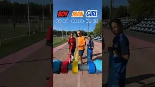 ❌ BOY VS MAN VS GIRL | SPEED RUNNING CHALLENGE🏃