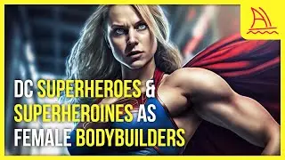 DC superheroes & superheroines as female bodybuilders - [AI Generated]