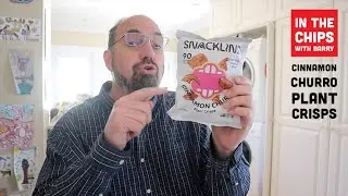 🇺🇸 Snacklin Cinnamon Churro Plant Crisps on In The Chips with Barry