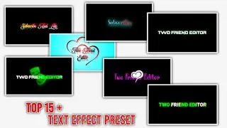 Alight Motion Text Presets ||Trending Alight Motion Presets ||Alight Motion Text Animation