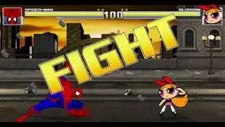 Mugen Request Spiderman VS Blossom
