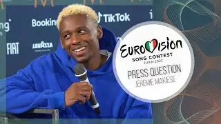 PRESS QUESTION ► Jérémie Makiese (Belgium Eurovision 2022)