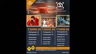 special offer
post wedding shoot
photography  videography
snap s media