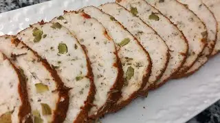 Mortadelle de poulet, saine et délicieuse!