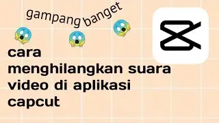 cara menghilangkan suara video di aplikasi capcut