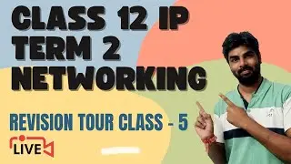 Class 12 IP NETWORKING REVISION TERM 2 CBSE UNIT 1 | NCERT | Internet and web |