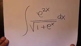 Integral (e^2x)/(1 + e^x) dx