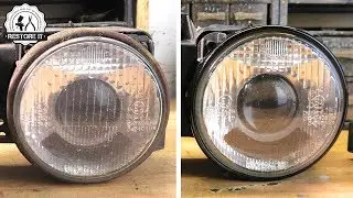 BMW E30 Headlight Restoration | BMW E30 325i Sport Restoration E6 S1