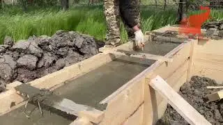 Заливка ленты фундамента,Хомуты