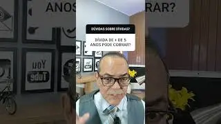DÍVIDA DE MAIS DE 5 ANOS!