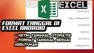 Format tanggal di Excel Android