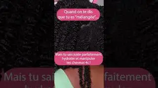 quand on te dis que tu es mélangée... mais c'est de l'hydratation