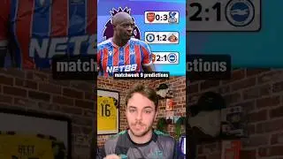 Premier League Matchweek 9 Predictions!