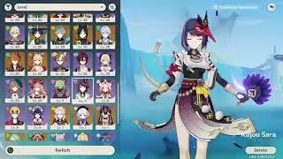 Trying out the New party setup animations (Genshin Impact)