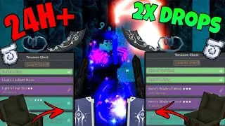 24+ Hours Farming DILUVIAN WITH 2X DROPS | Deepwoken
