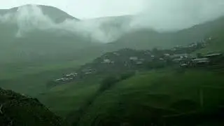Аул Бурши. Коран на фоне природы
