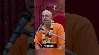 Maharaj Ne French Seekhi?! #amoghlilaprabhu #gopalkrishnagoswami