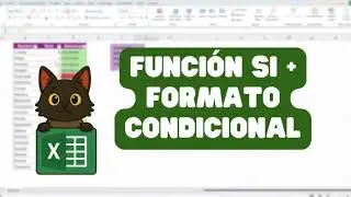 Cómo usar la función SI y formato condicional en Excel | Tutorial RÁPIDO en 2 minutos