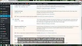 132. Remove Unused Plugins and Themes
