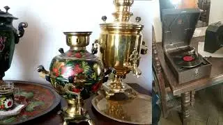 Патефон в этно - отеле Болховская старина