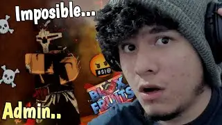 No Puede Ser... Encontre a un Admin de Blox Fruits ☠️ (Npc Oculto)