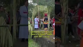 Paroki Gembala yang Baik Kuala Dua #youtubeshorts  #tradisidayak