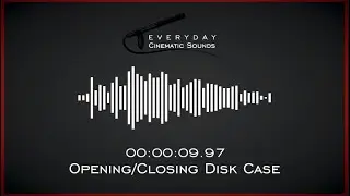 Opening and Closing Plastic Disk Case | HQ Sound Effects