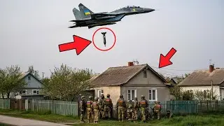 MiG-29 Drops AASM Hammer Destroying Russian Battalion Headquarters!