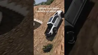 1350Hp Ford Raptor LAUNCH UP CLIFF! 