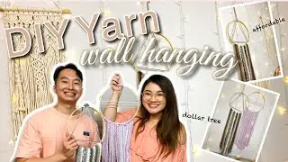 DIY yarn wall hanging easy | beginners
