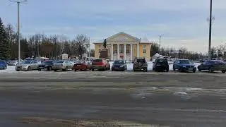 Центральная площадь города Дятьково. The central square of the city of Dyatkovo.