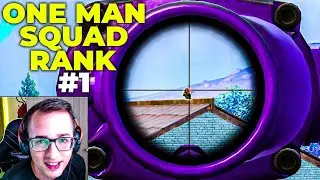 YILLAR SONRA FATİH OLUYORUM ! ONE MAN SQUAD RANK 1. BÖLÜM - PUBG MOBILE