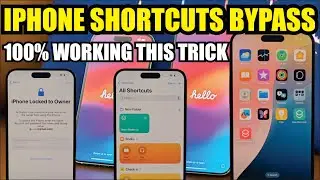 iPhone ShortCuts iCloud Bypass | Activation Lock Bypass | iOS 18.4.1 iPhone BYPASS