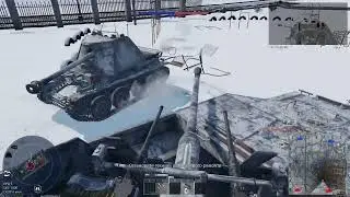 Ну давай нападай Marder 3H vs LVT 3/40 bofors France War Thunder