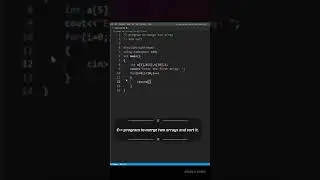 C++ program to merge two arrays and sort it| c++ |