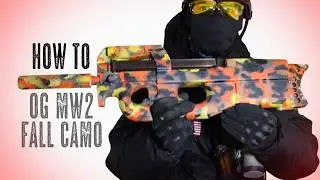 How To Paint Fall Camo IRL from Modern Warfare 2 (2009)