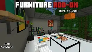Furniture Add-on For Minecraft PE/BE 1.19.50+....