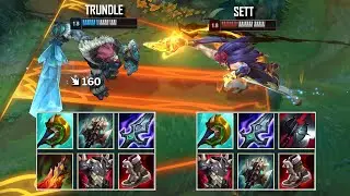 TRUNDLE vs SETT FULL BUILD FIGHTS & Best Moments!