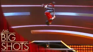 7-Year-Old Scooter Prodigy Charlie Stuns with Amazing Tricks! 🛴✨
