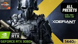 XDEFIANT FPS Test | RTX 3060 6GB | 1440p | ALL Presets | Legion 5 Pro