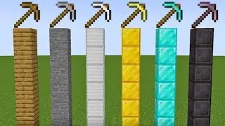 which Pickaxe is faster??? | Minecraft Meme