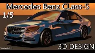 CINEMA 4D | CAR | MODELING | MERCEDES S Class | Part 1