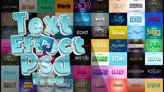 3D Text Effect (PSD) Adobe Photoshop | Free 3D Text Effect Projects